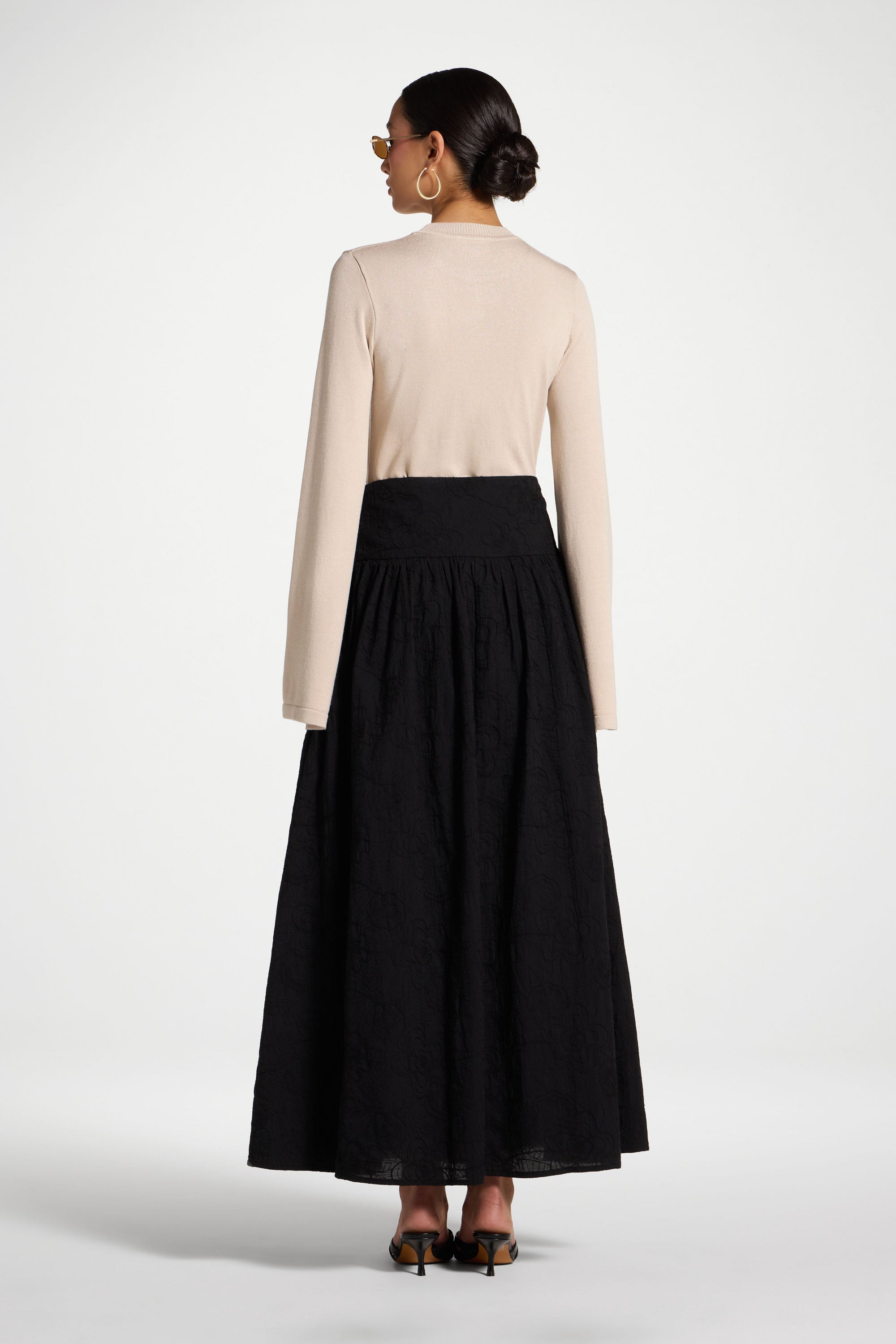 Jupe en Coton - Noir Jupes Modeen