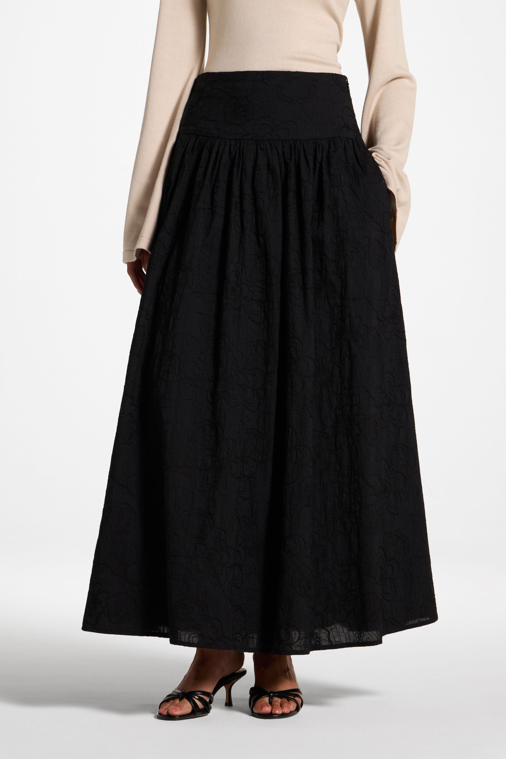 Jupe en Coton - Noir Jupes Modeen