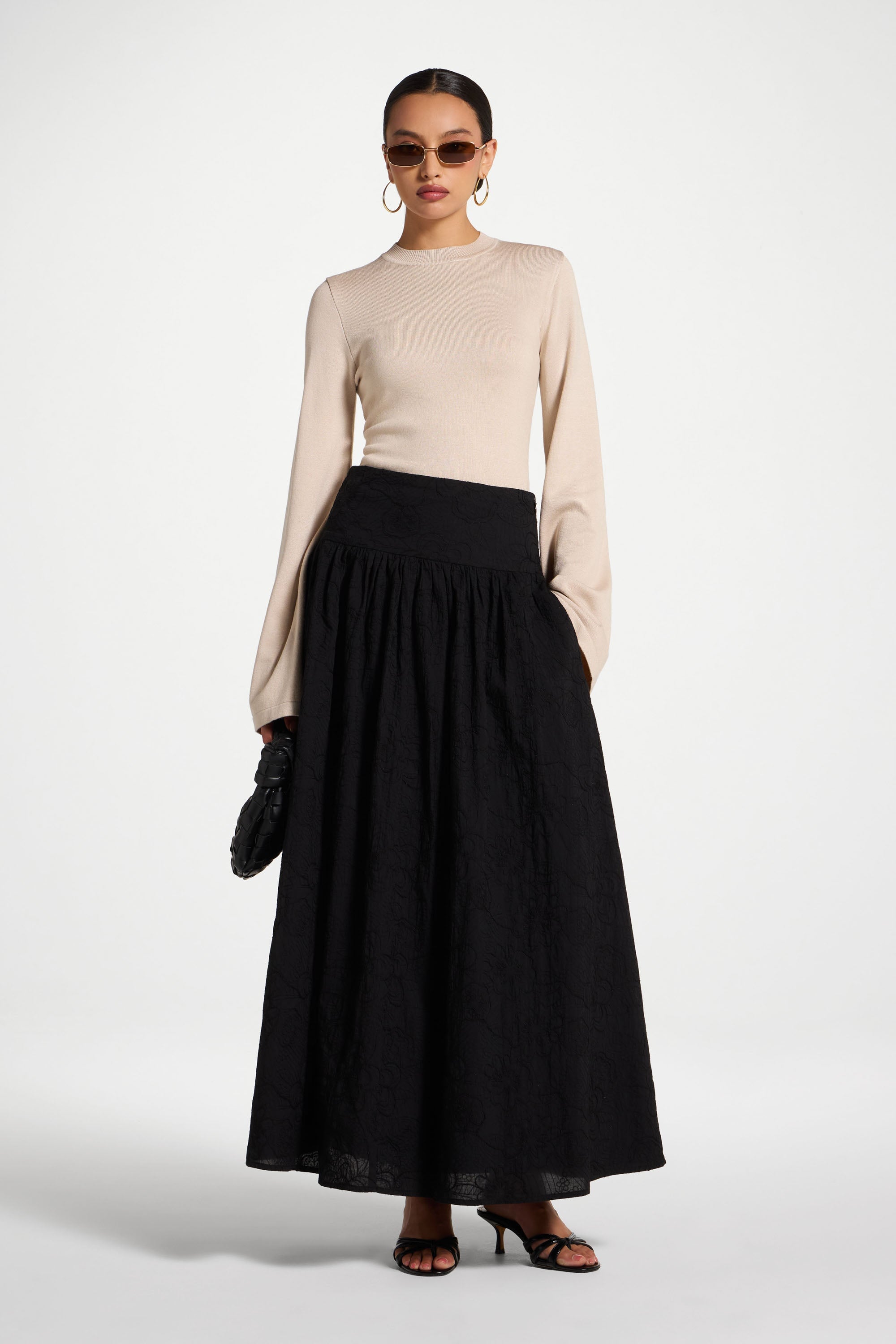 Jupe en Coton - Noir Jupes Modeen