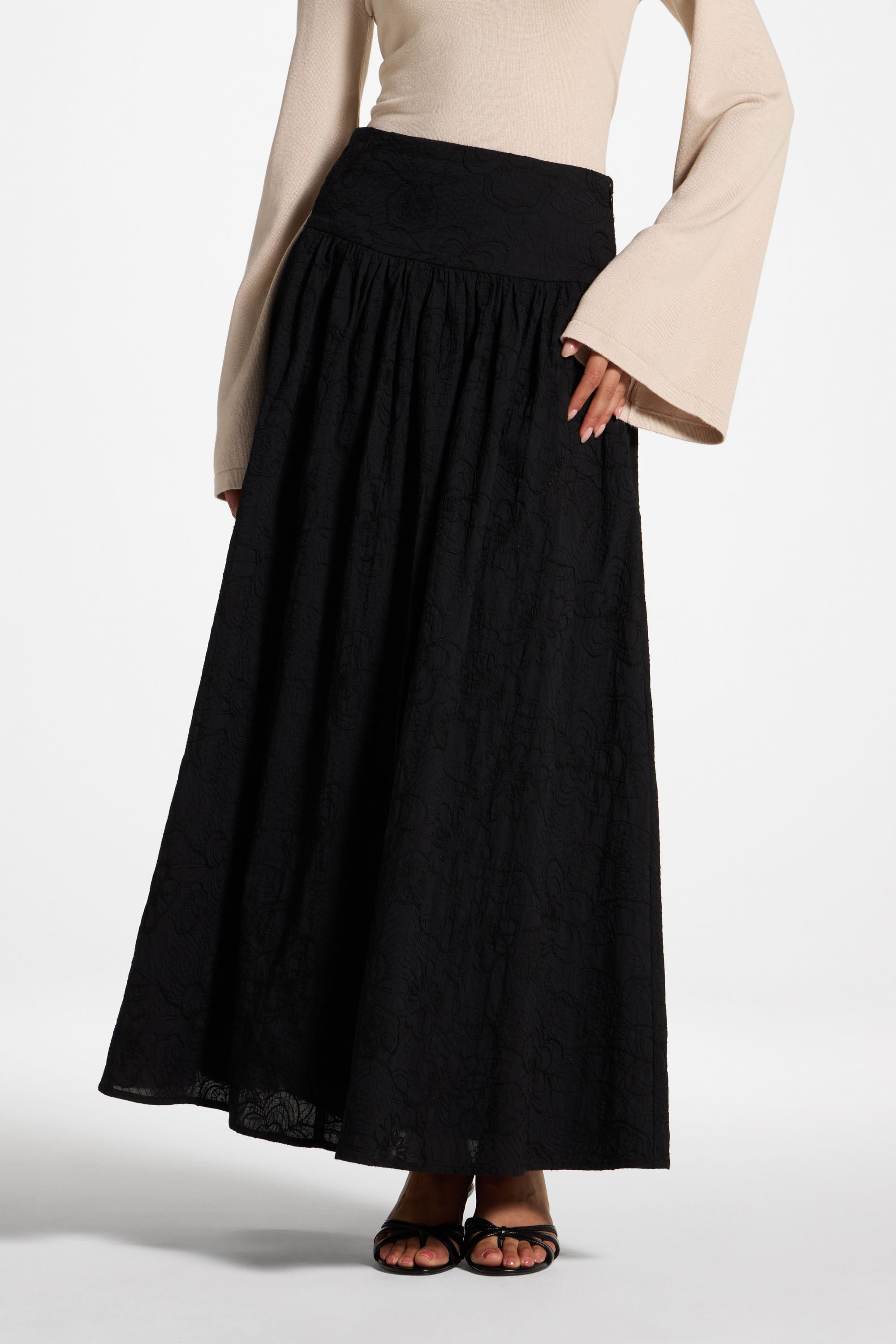 Jupe en Coton - Noir Jupes Modeen