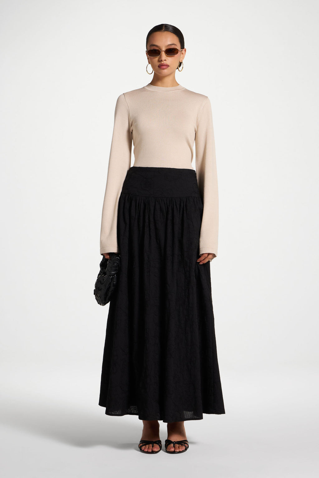 Jupe en Coton - Noir Jupes Modeen