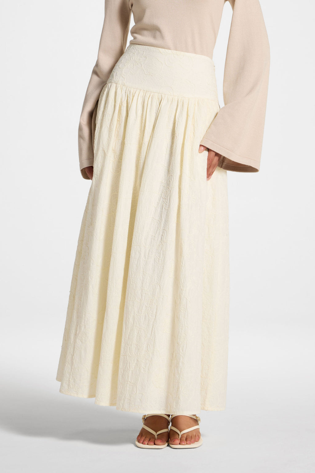 Jupe en Coton - Blanc Jupes Modeen