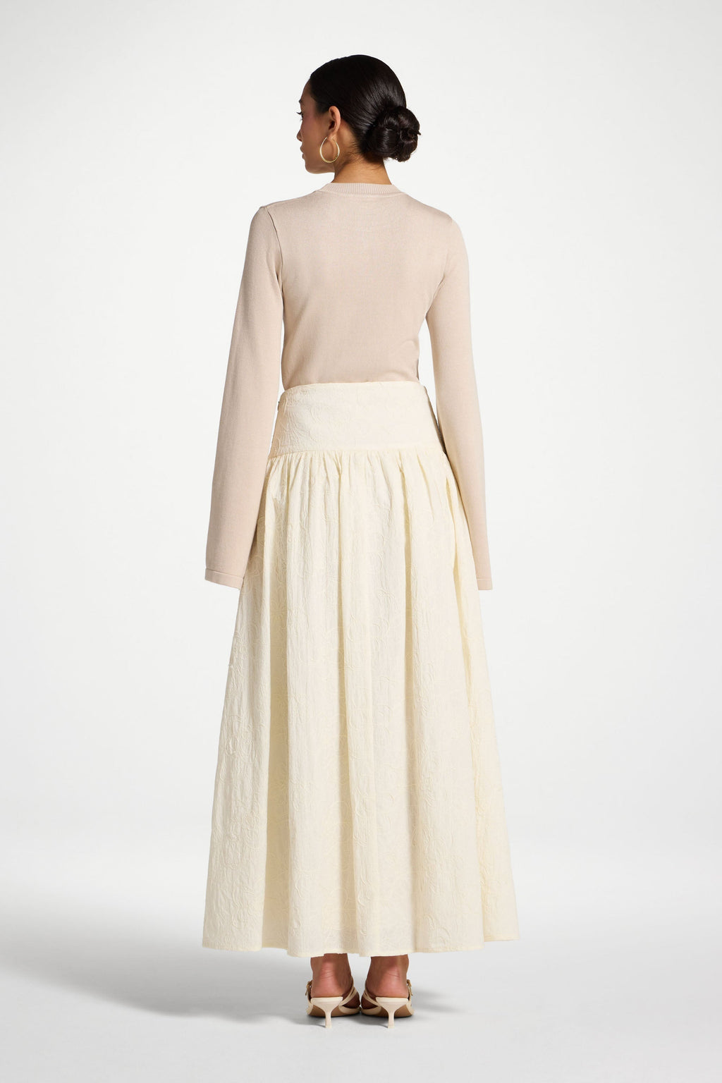 Jupe en Coton - Blanc Jupes Modeen