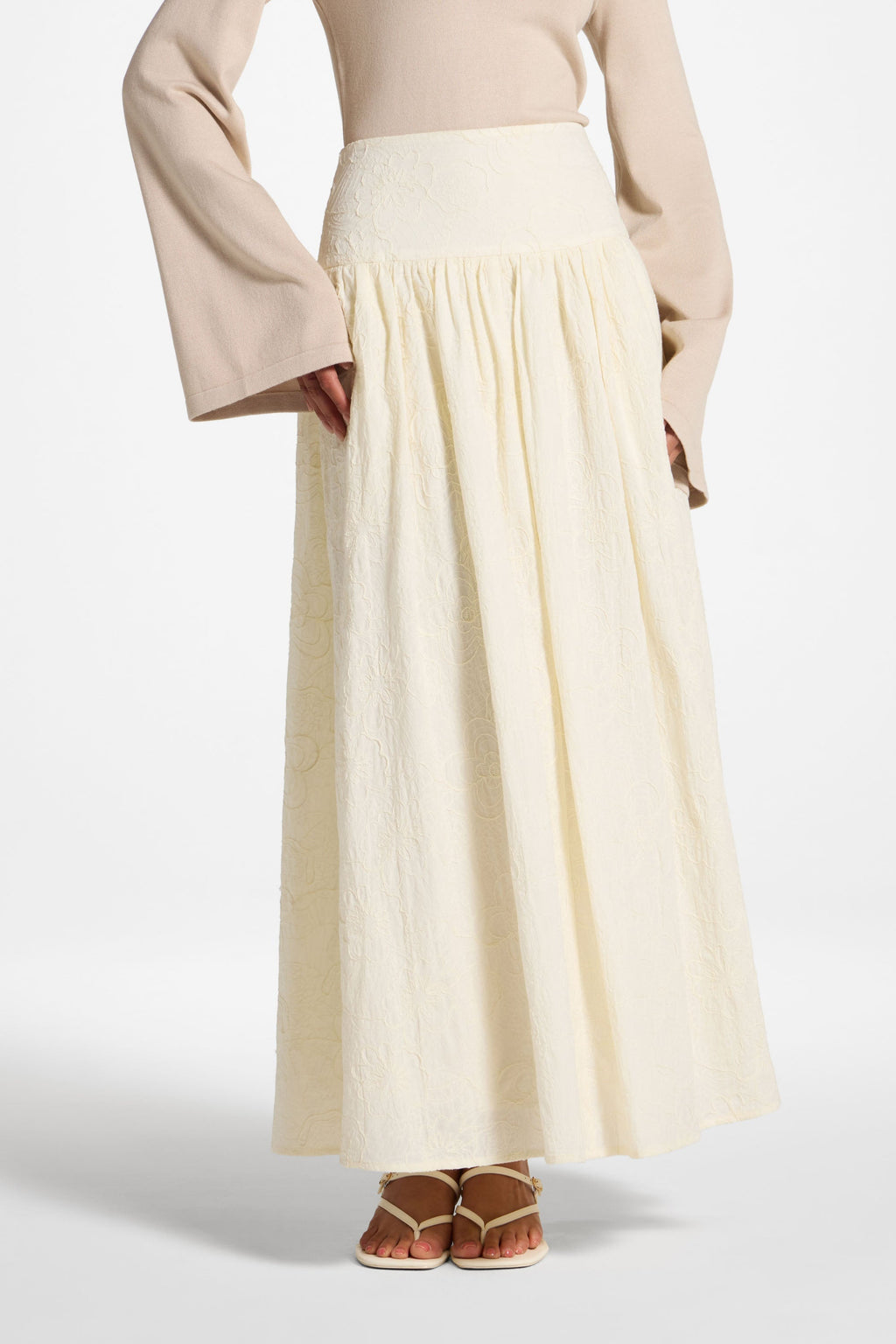Jupe en Coton - Blanc Jupes Modeen