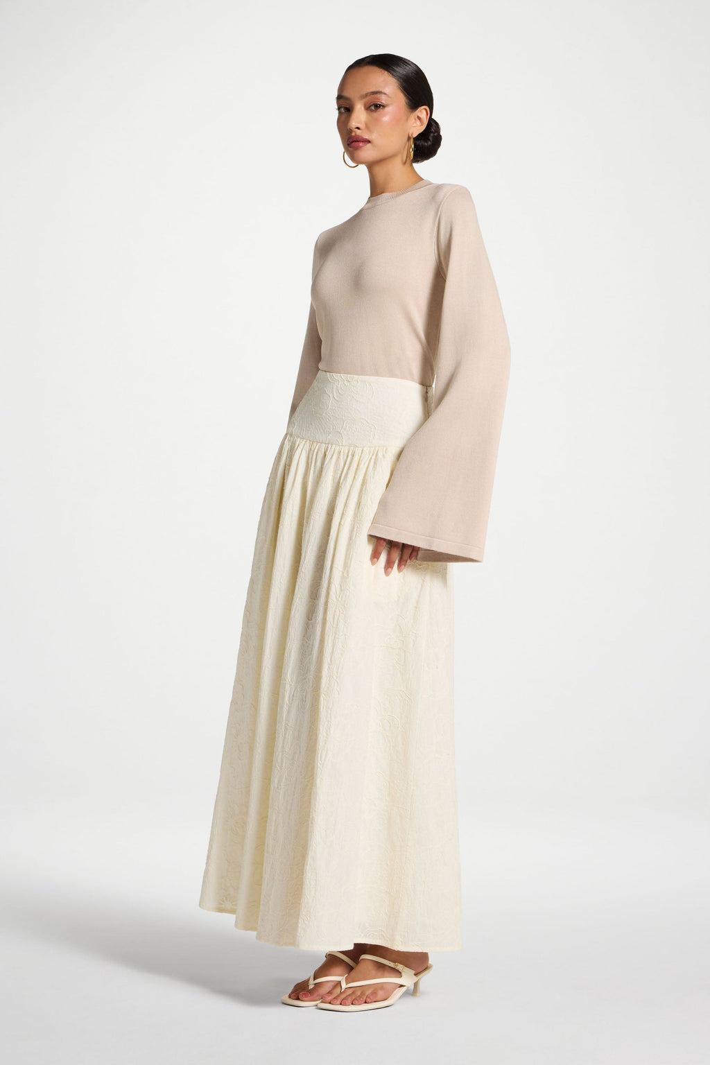 Jupe en Coton - Blanc Jupes Modeen