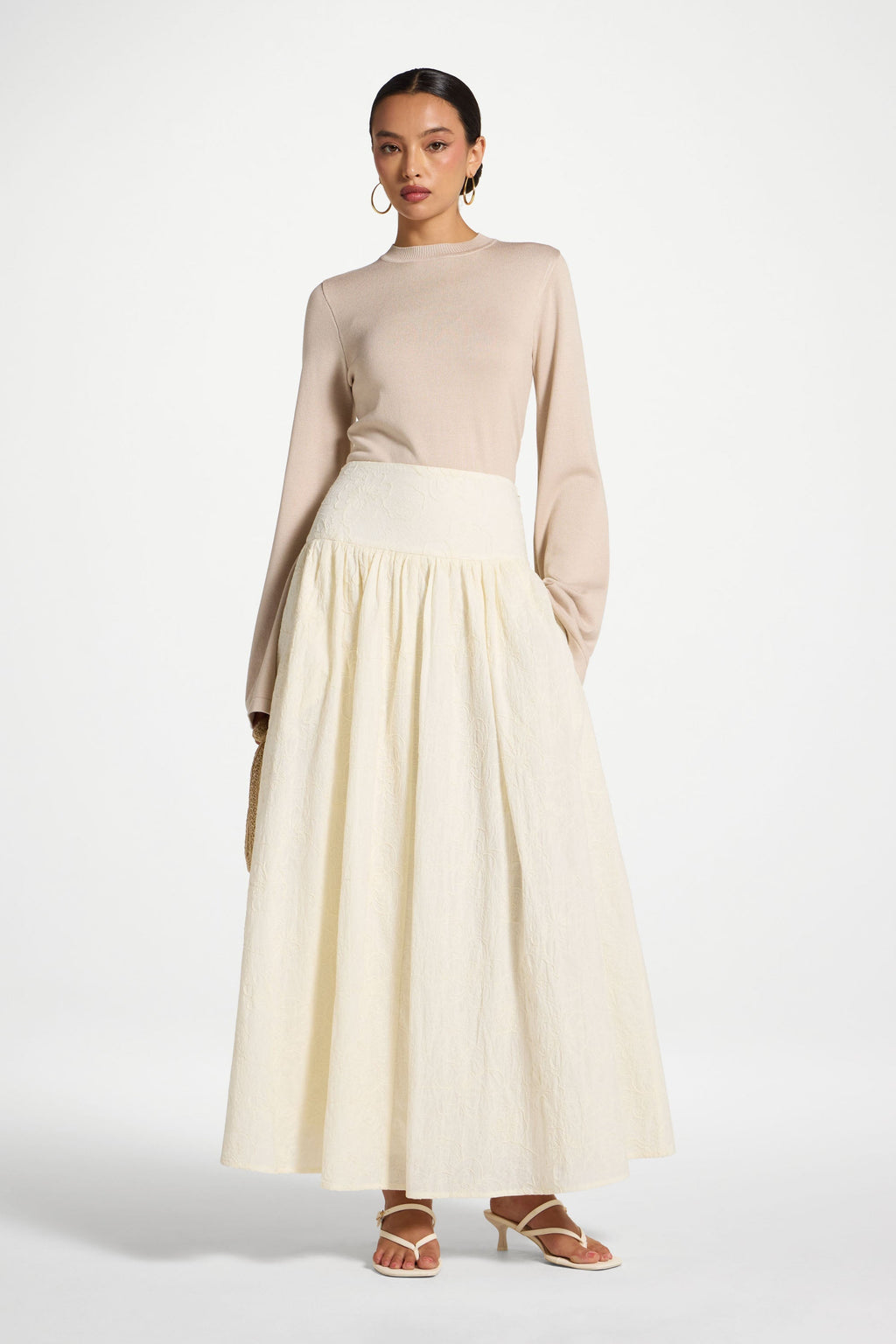 Jupe en Coton - Blanc Jupes Modeen