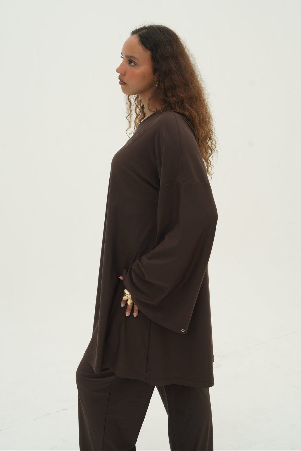 Ensemble Amira — Burkini, coloris Espresso - vue 5