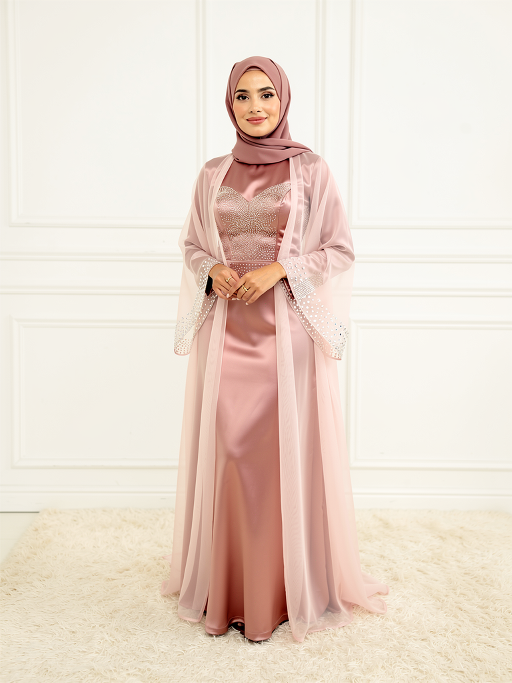 Ensemble Dalia Rose Poudré — vue de face