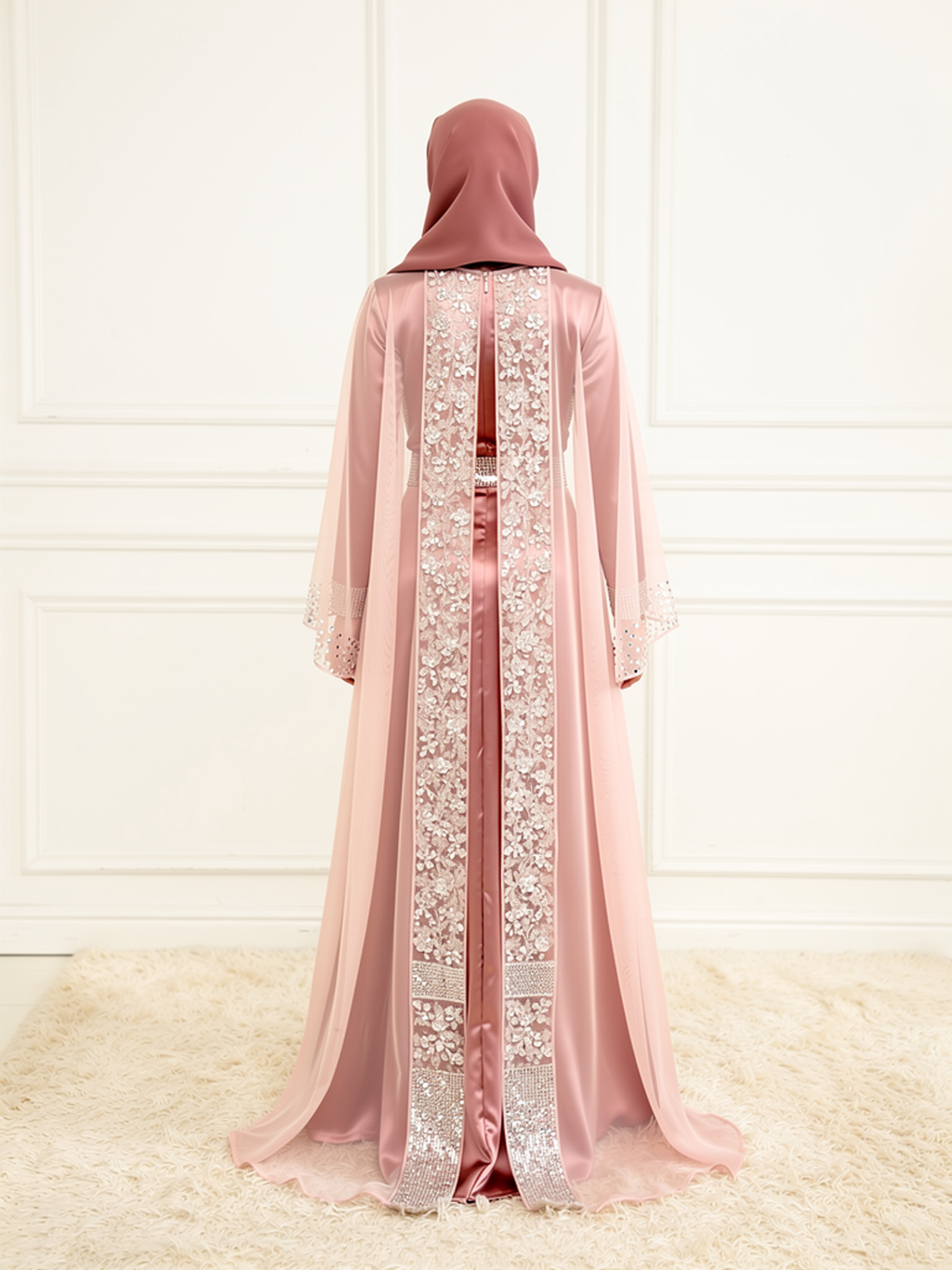 Ensemble Dalia Rose Poudré — vue de dos
