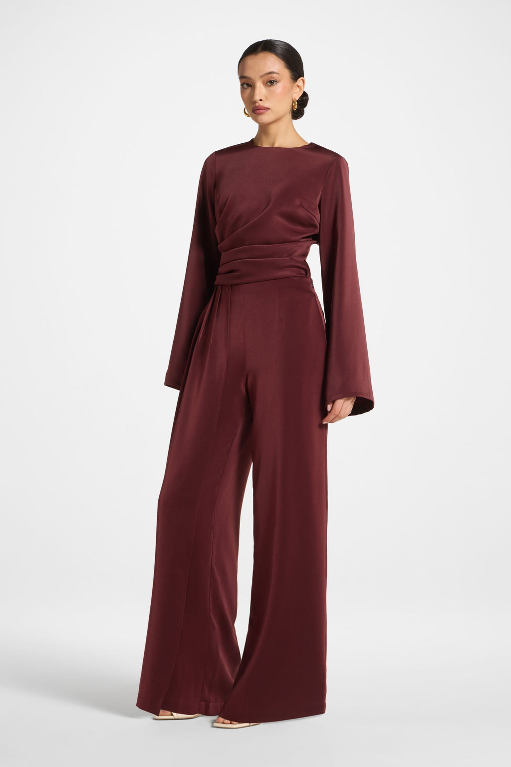 Pantalon Drapé Asymétrique - Figue Abayas Modeen