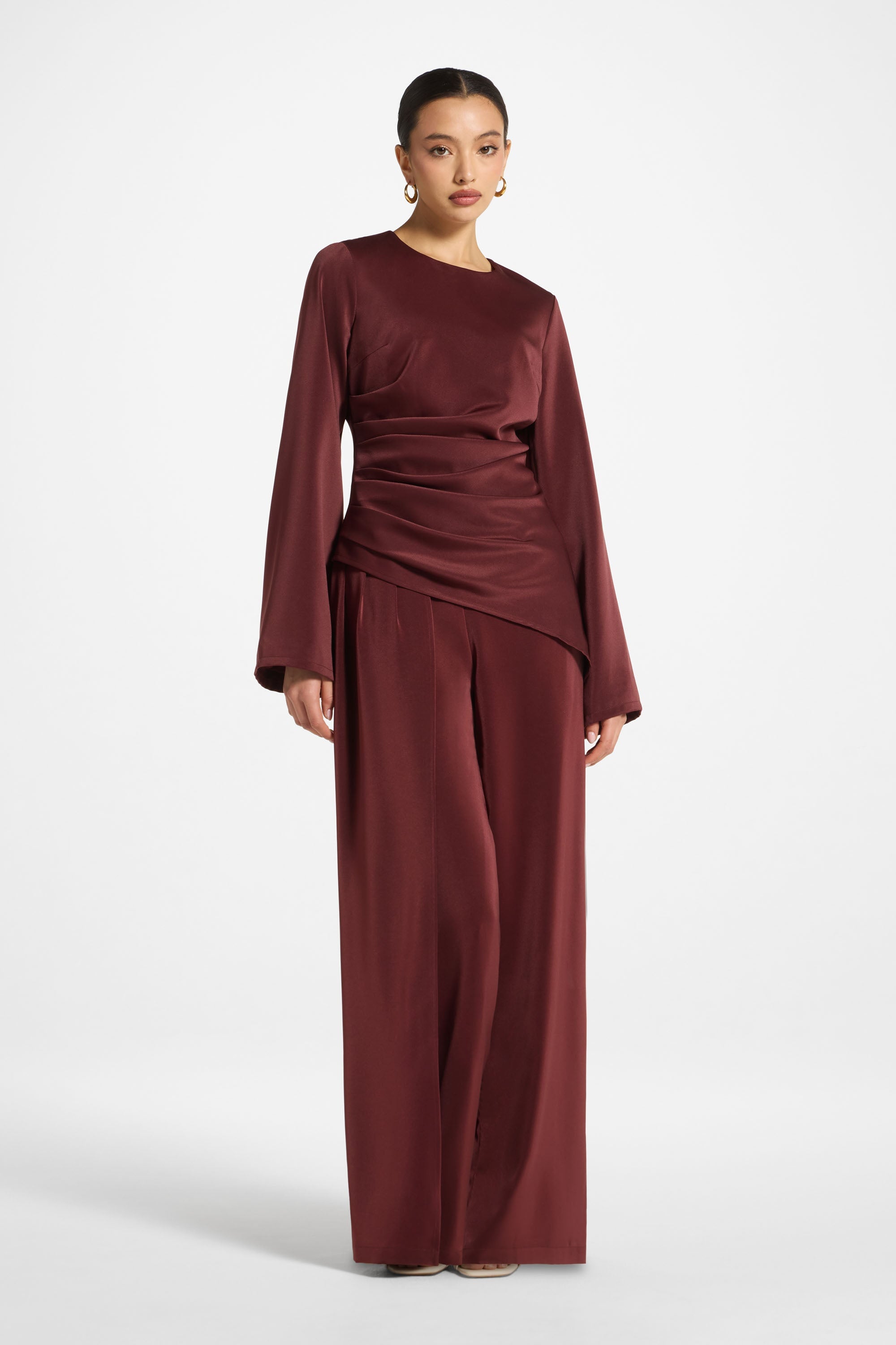 Pantalon Drapé Asymétrique - Figue Abayas Modeen