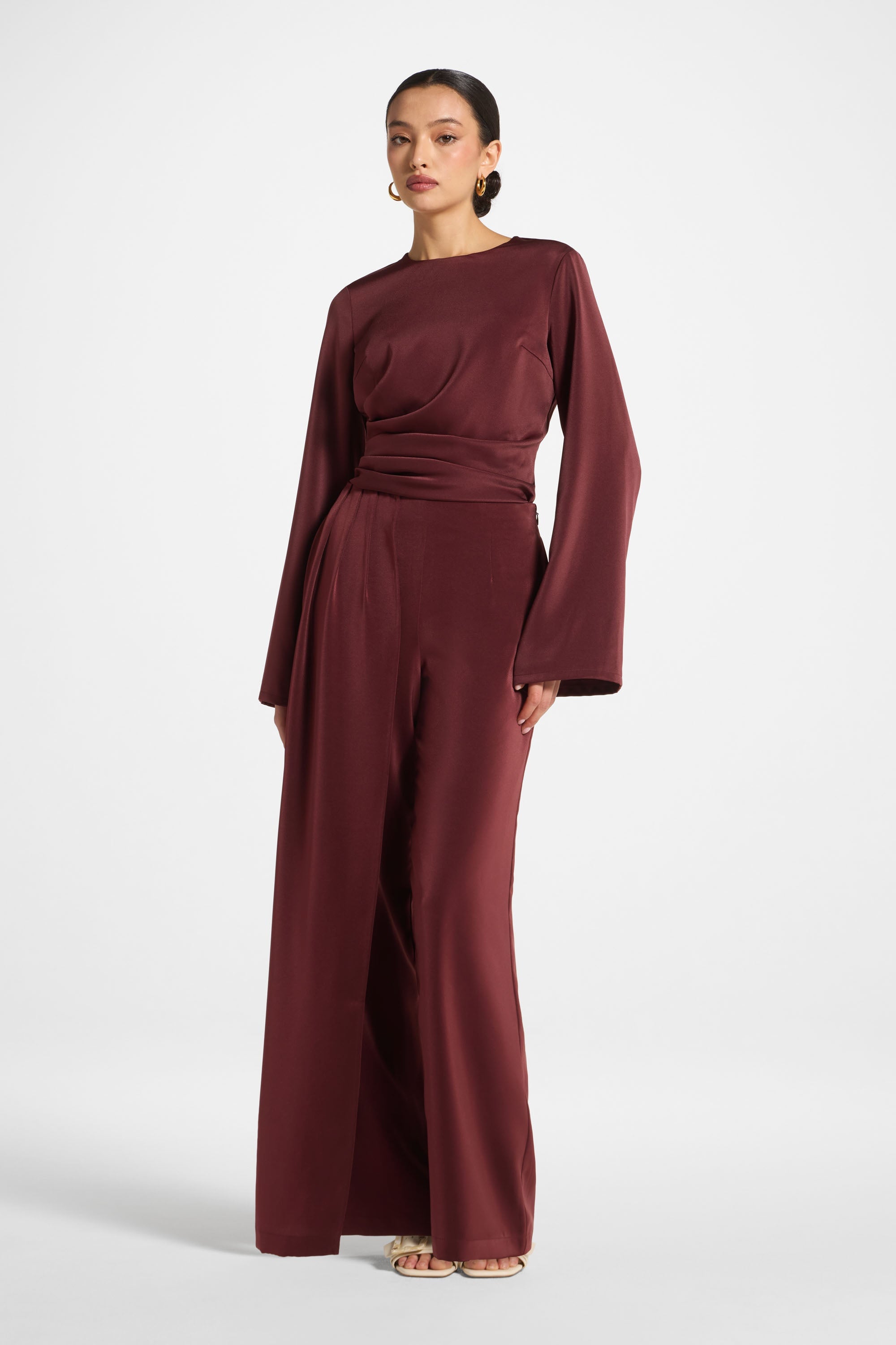 Pantalon Drapé Asymétrique - Figue Abayas Modeen