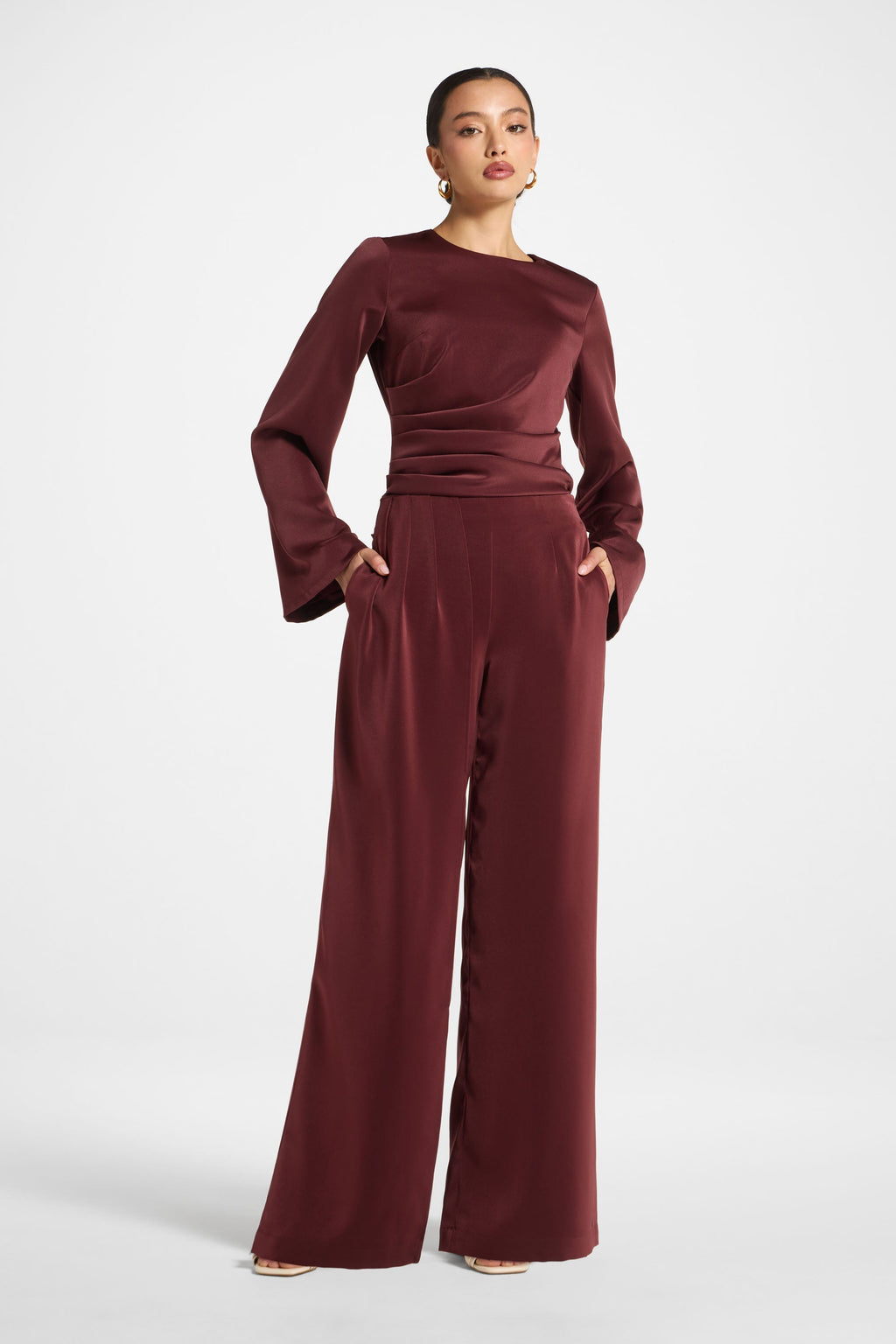 Pantalon Drapé Asymétrique - Figue Abayas Modeen