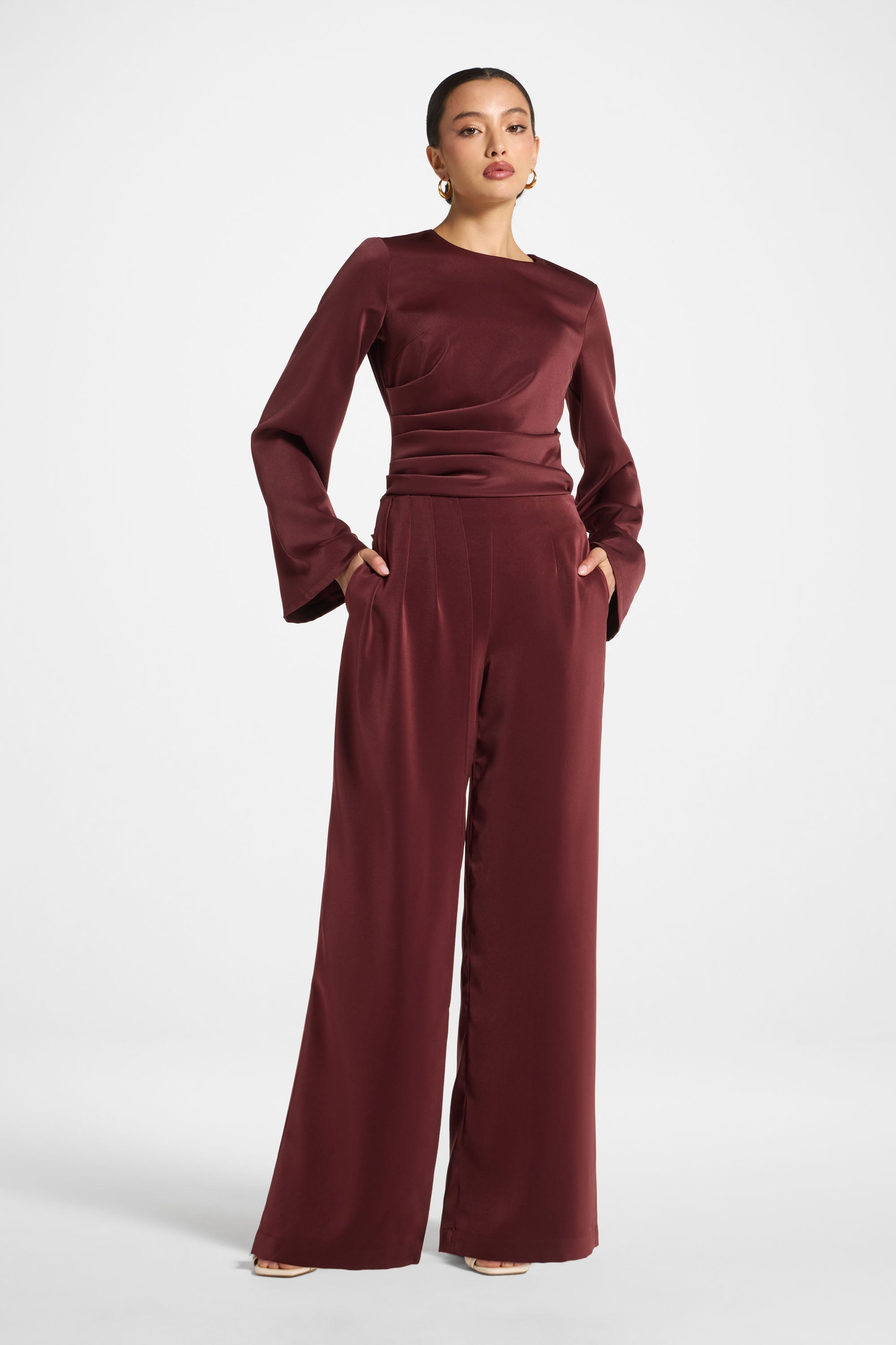 Pantalon Drapé Asymétrique - Figue Abayas Modeen