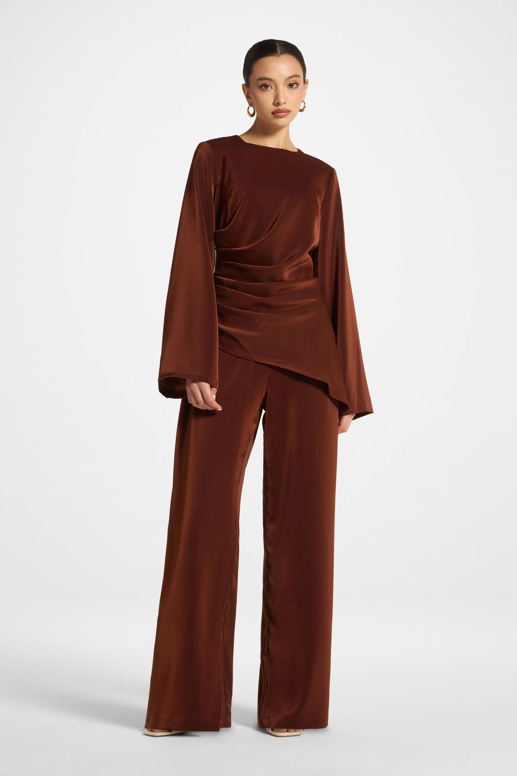 Pantalon Drapé Asymétrique - Épice Abayas Modeen