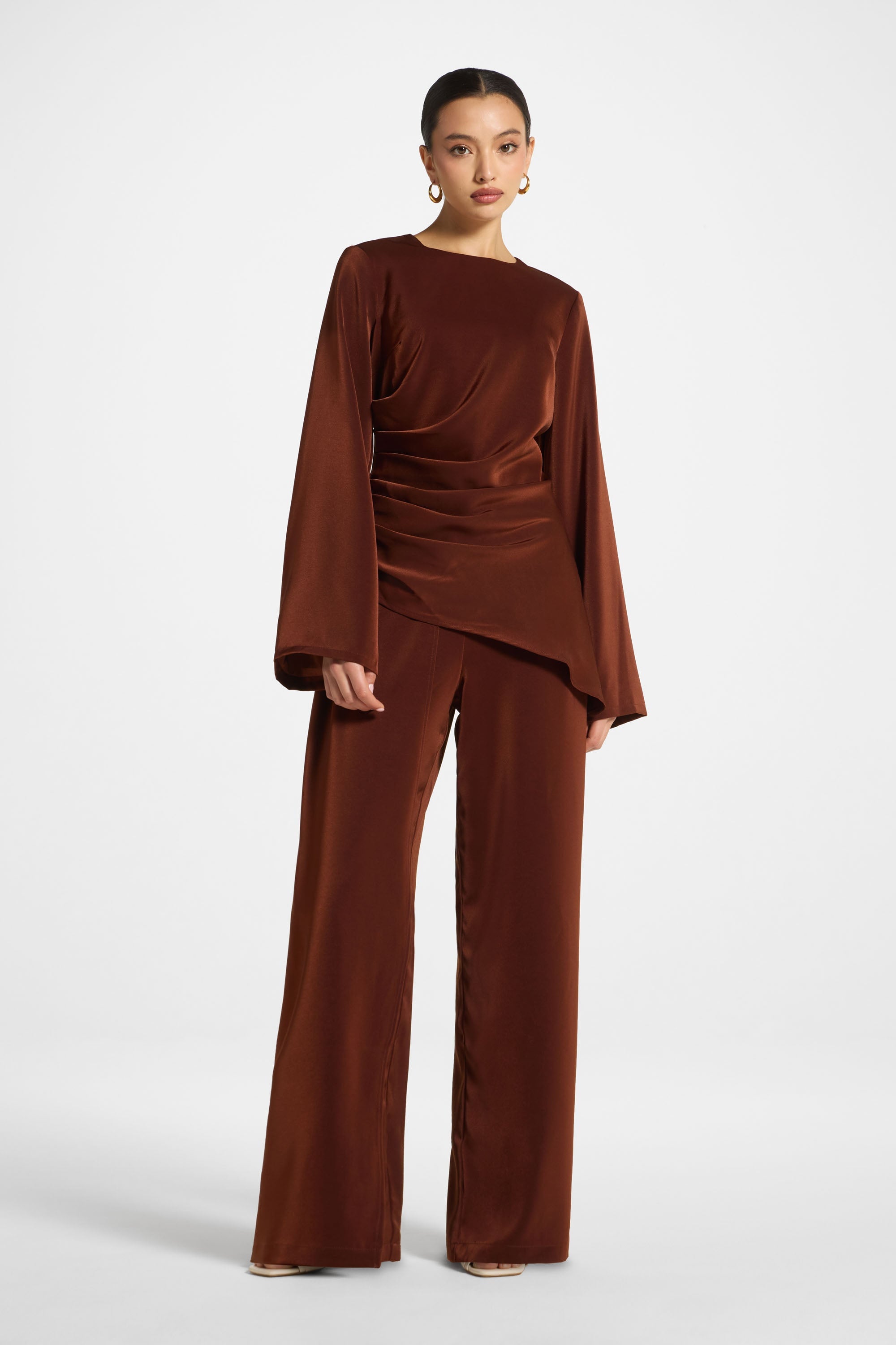 Pantalon Drapé Asymétrique - Épice Abayas Modeen