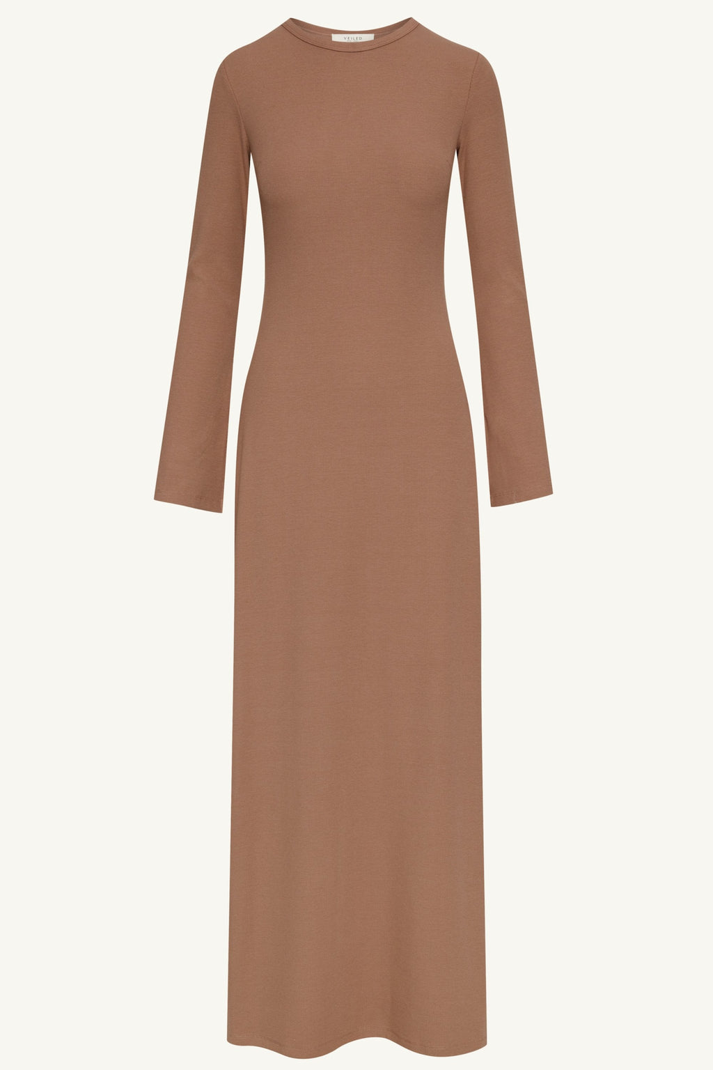 Ella Robe Longue Côtelée à Poignets Fendus - Brownie Robes Modeen