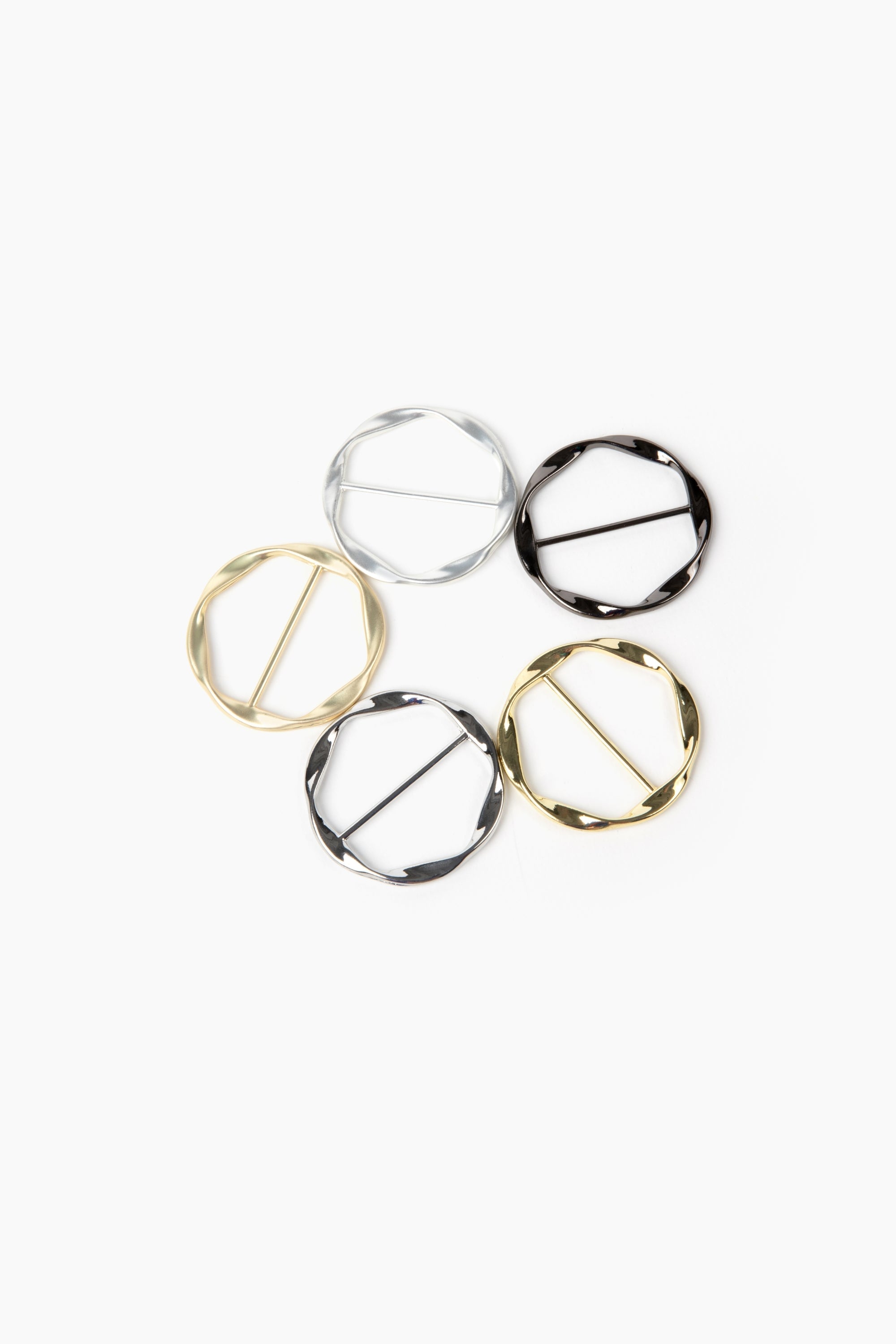 Anneaux à Hijab Ronds (Lot de 5) Accessoire Modeen