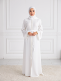 Caftan Inès Blanc — vue de face