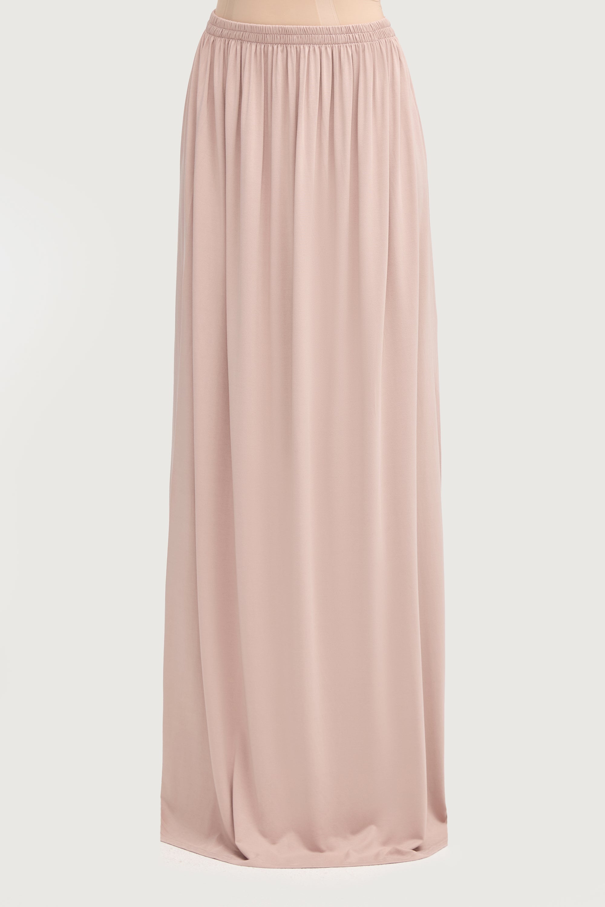 Ensemble Jilbab & Jupe en Jersey de Cupro - Vison Ensembles Modeen