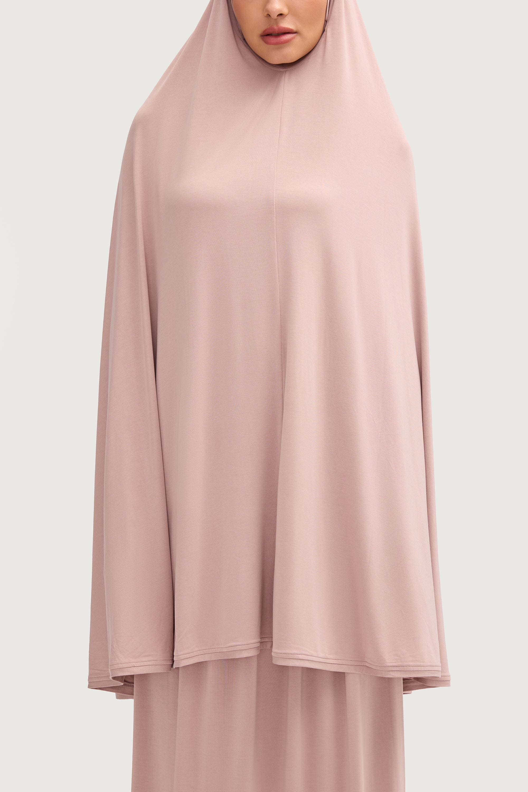 Ensemble Couvrant Deux Pièces en Jersey de Cupro - Mauve Poudré Ensembles Modeen