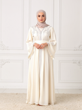 Caftan Layla Ivoire — vue de face