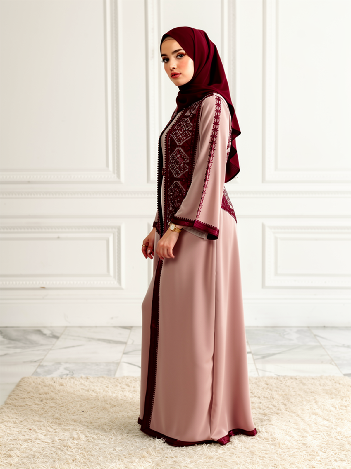 Takchita Maya Bordeaux — vue trois-quarts