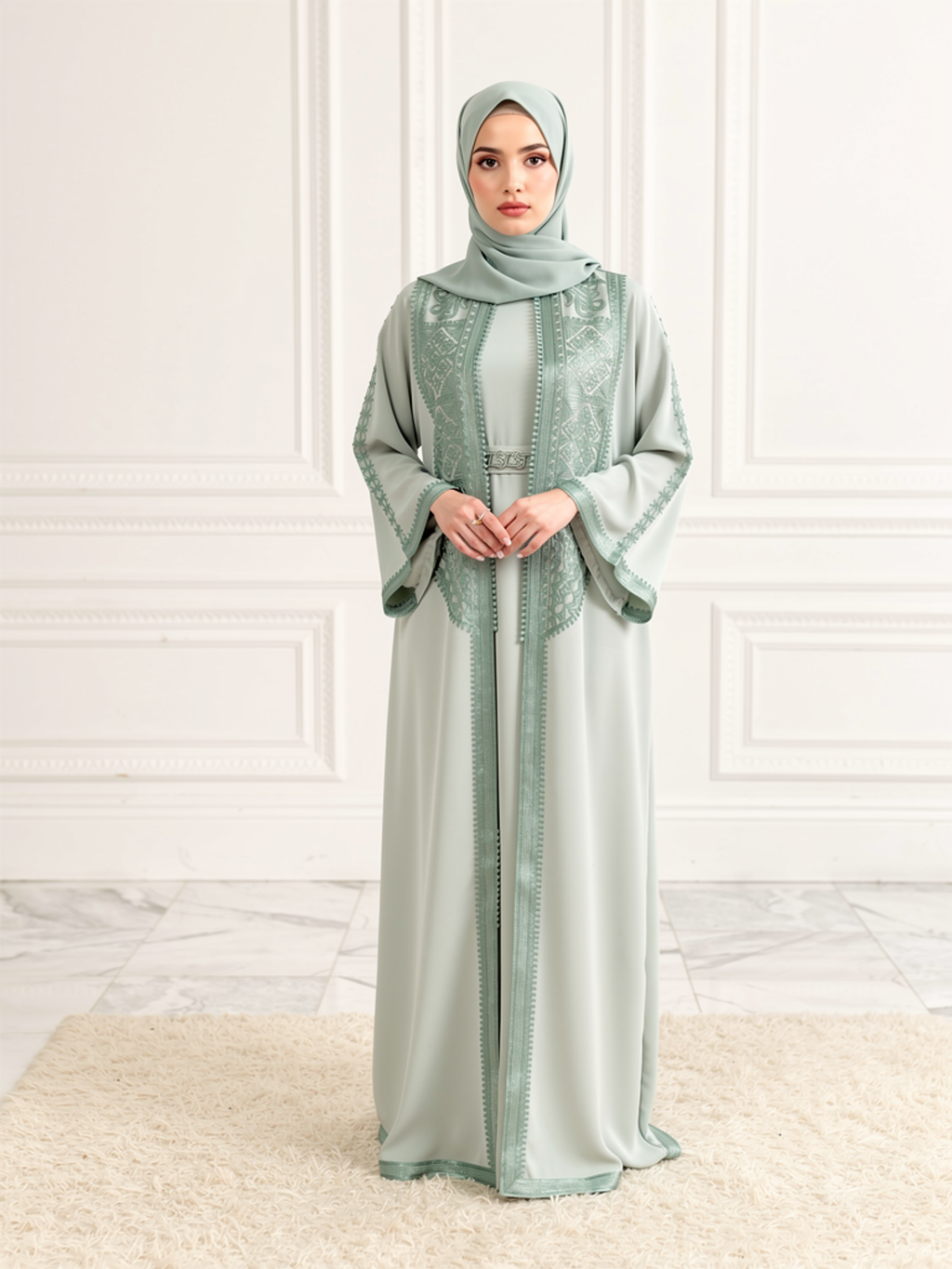 Takchita Maya Vert Menthe — vue de face