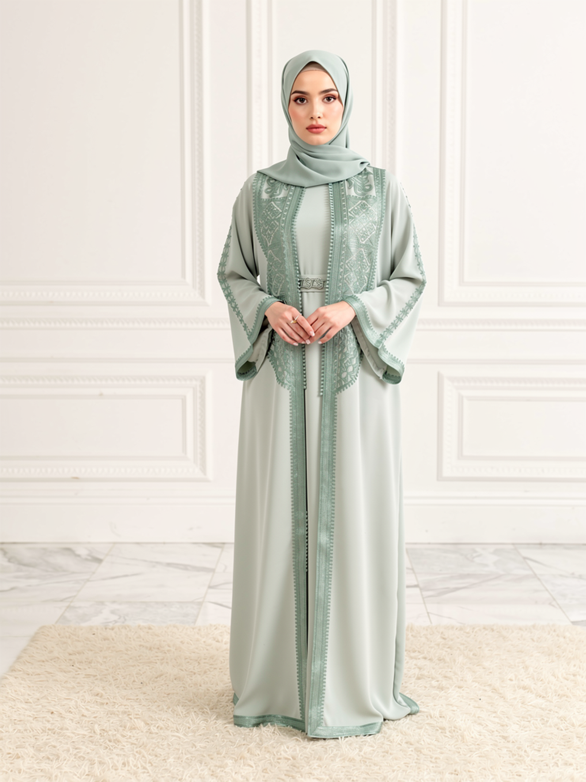 Takchita Maya Vert Menthe — vue de face