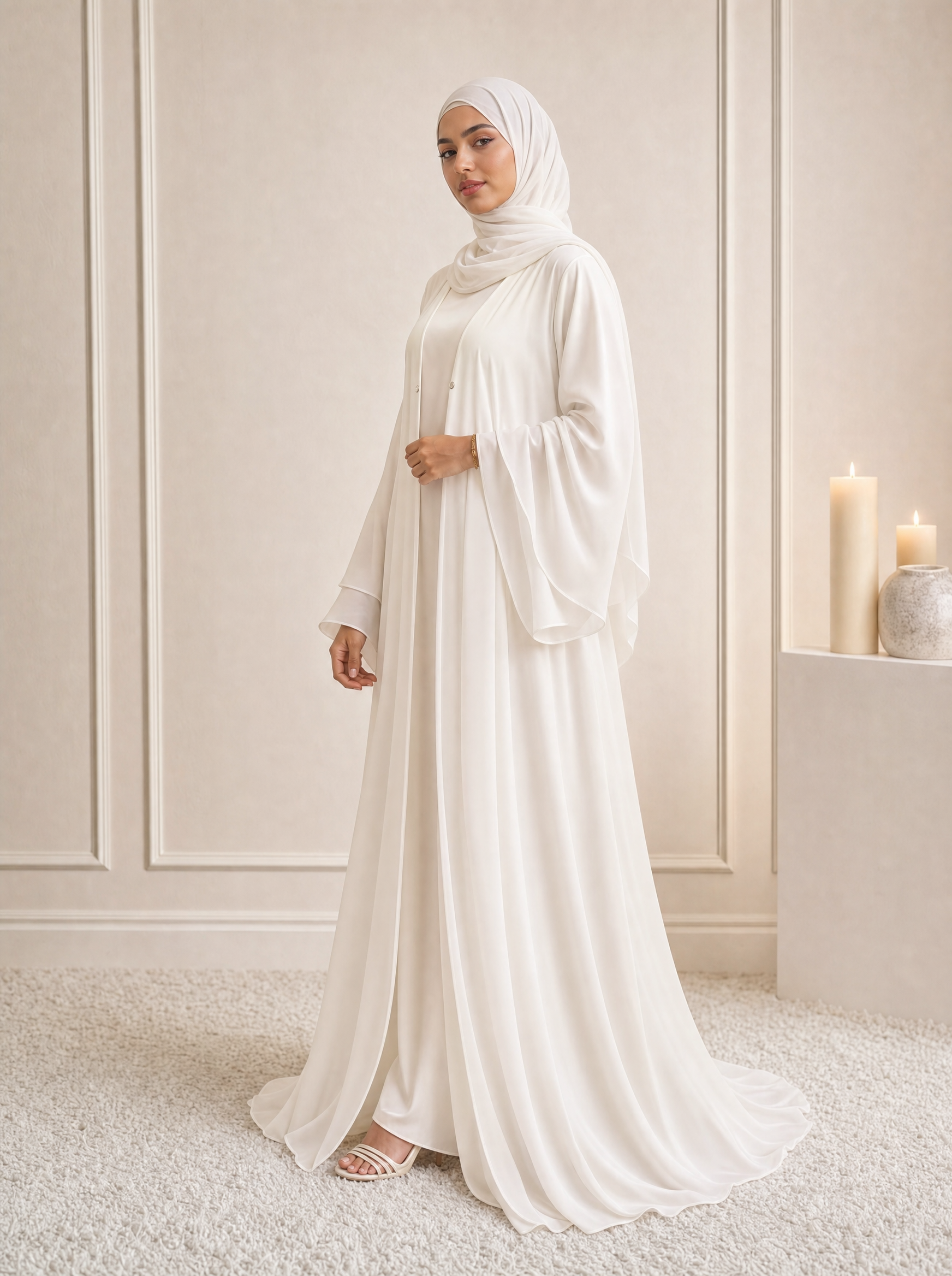Abaya Séraphine — Soie