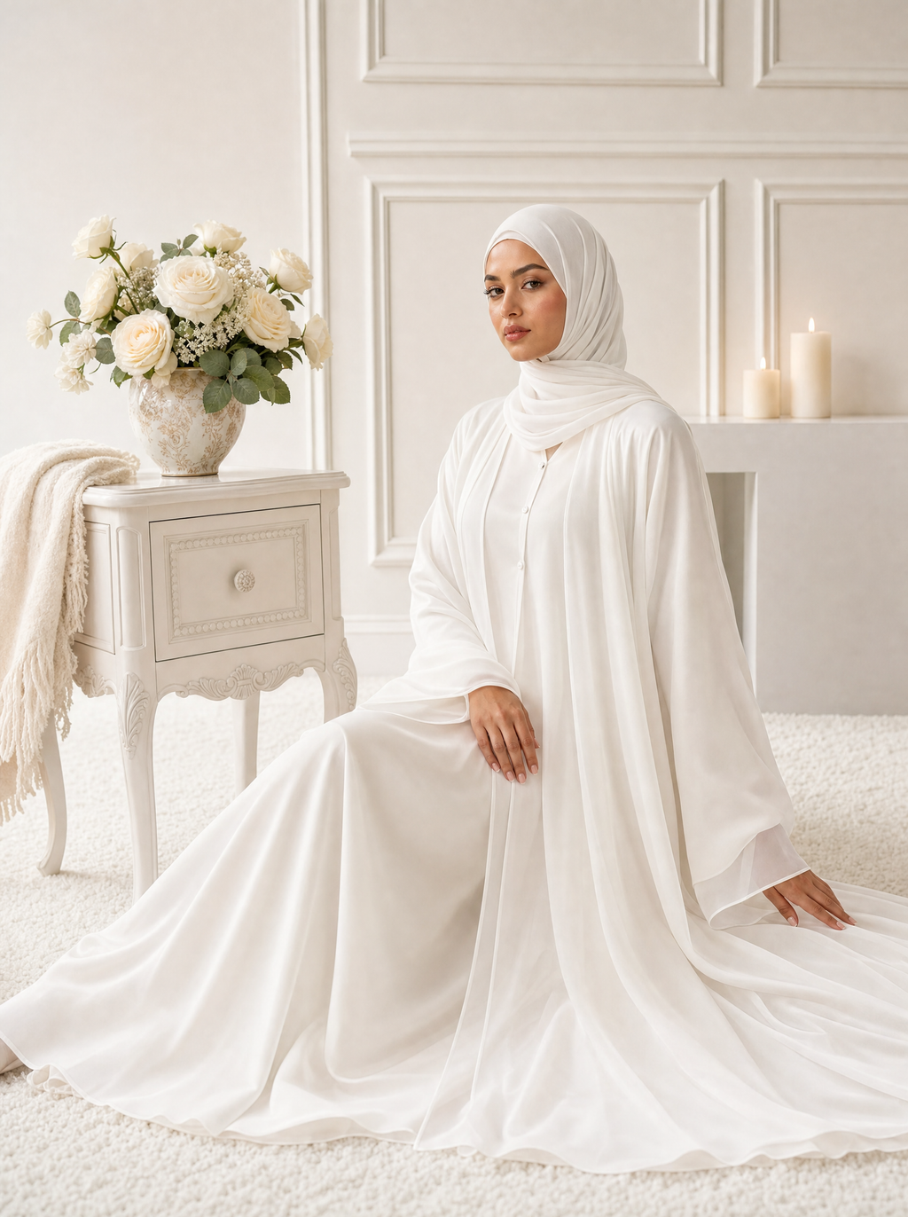 Abaya Séraphine — Soie