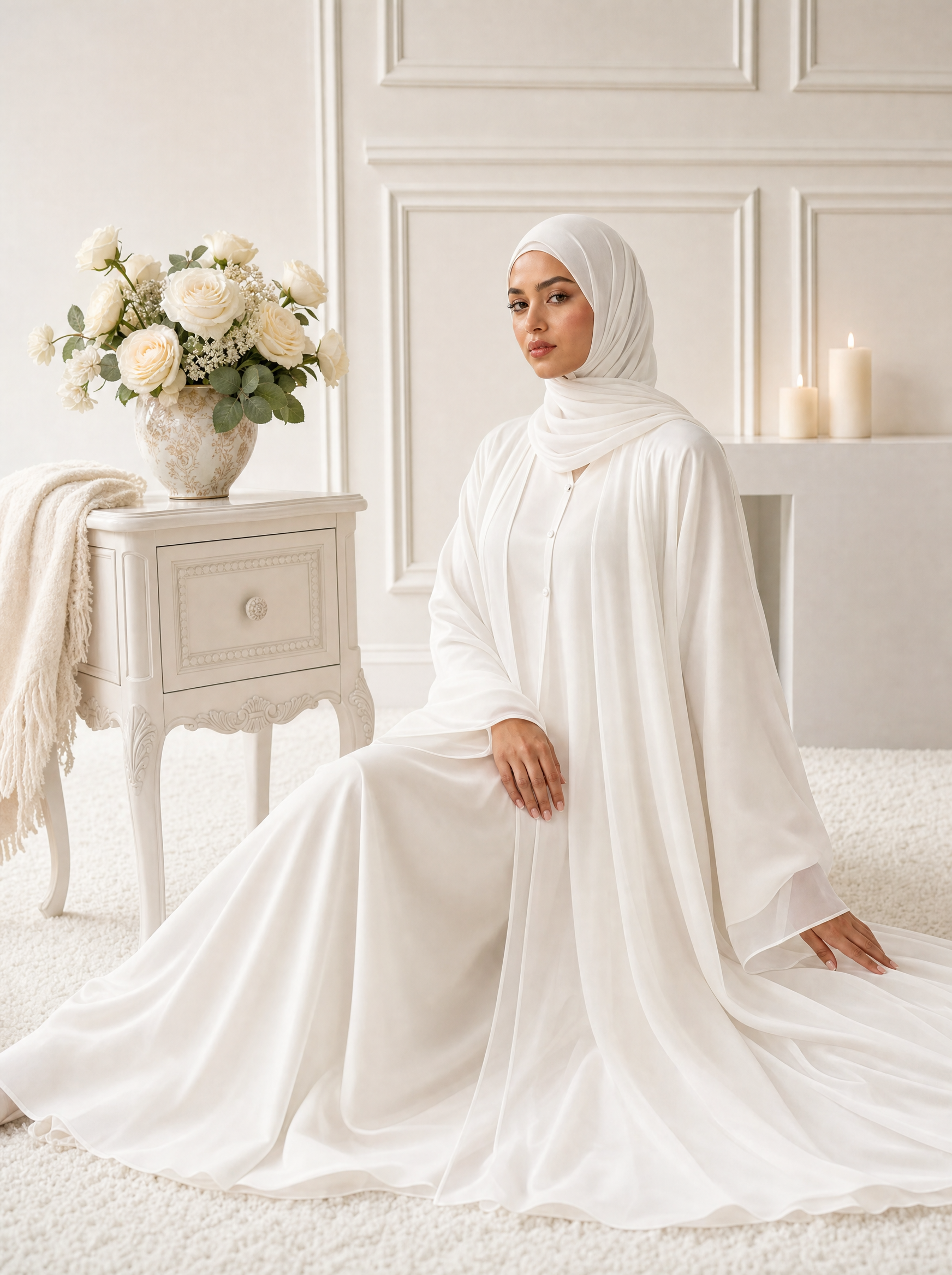 Abaya Séraphine — Soie