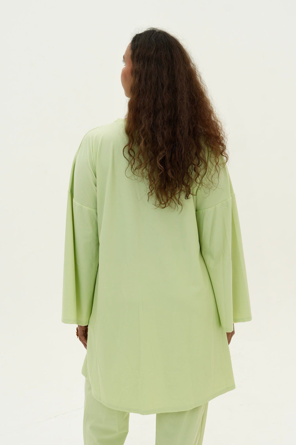 Ensemble Amira — Burkini, coloris Citron Vert - vue 4
