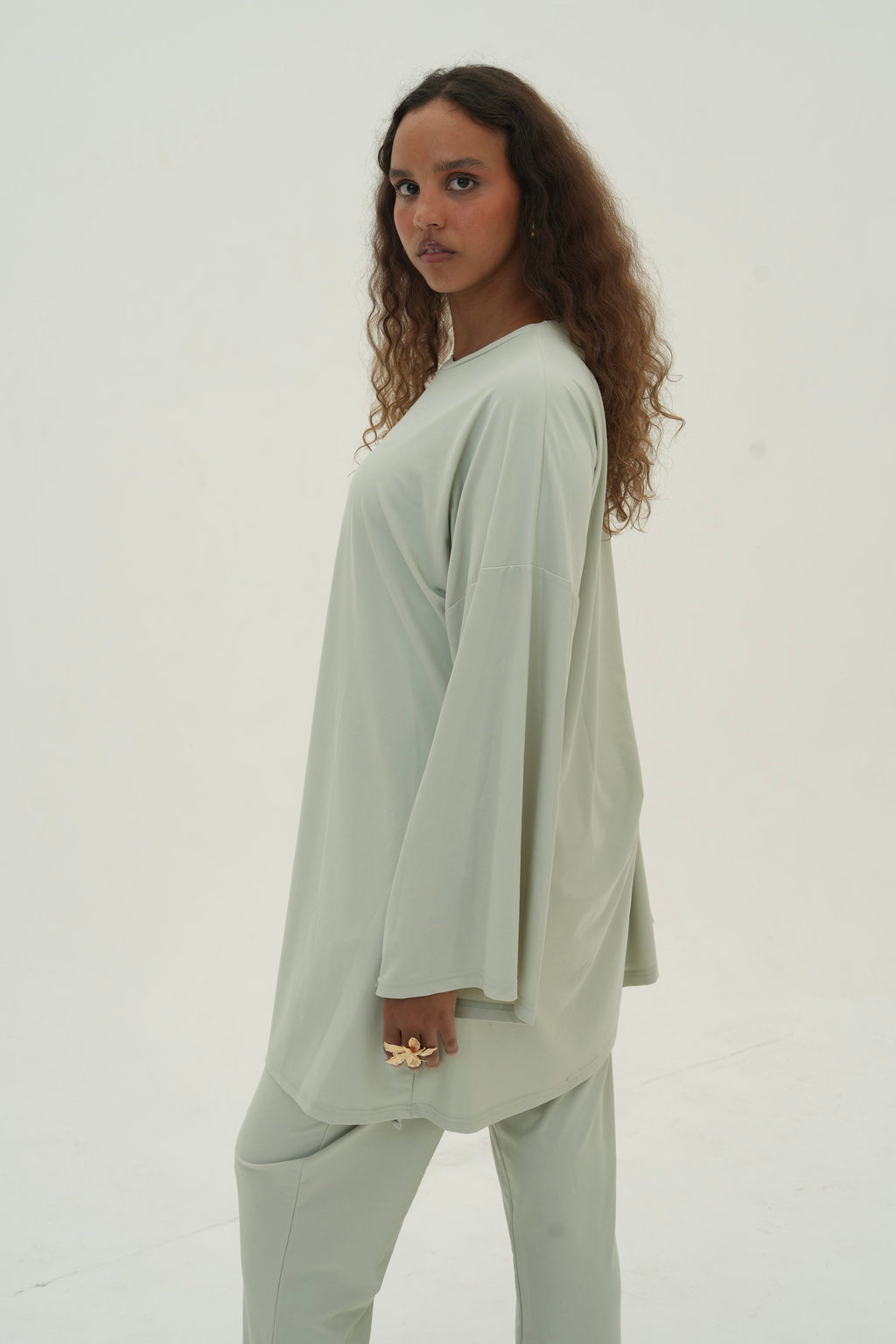 Ensemble Amira — Burkini, coloris Matcha - vue 8
