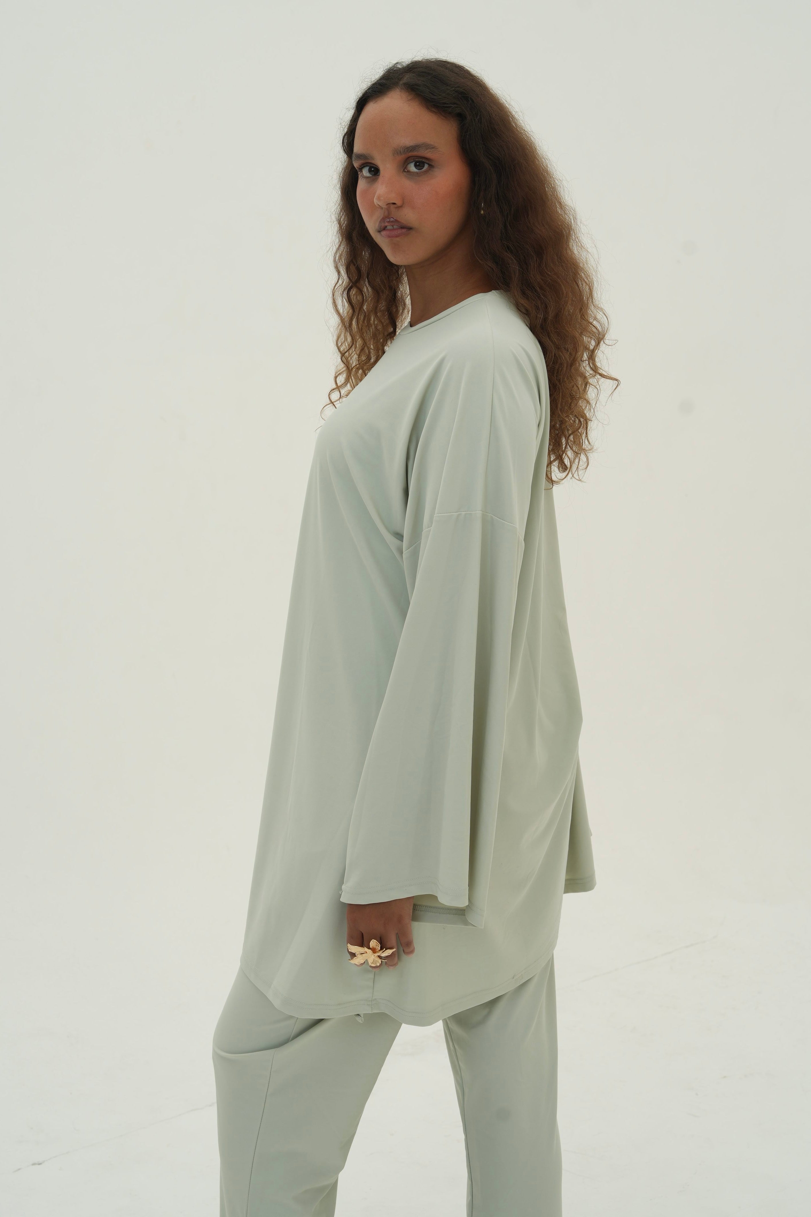 Ensemble Amira — Burkini, coloris Matcha - vue 8