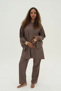 Ensemble Amira — Burkini, coloris Mocha - vue 1