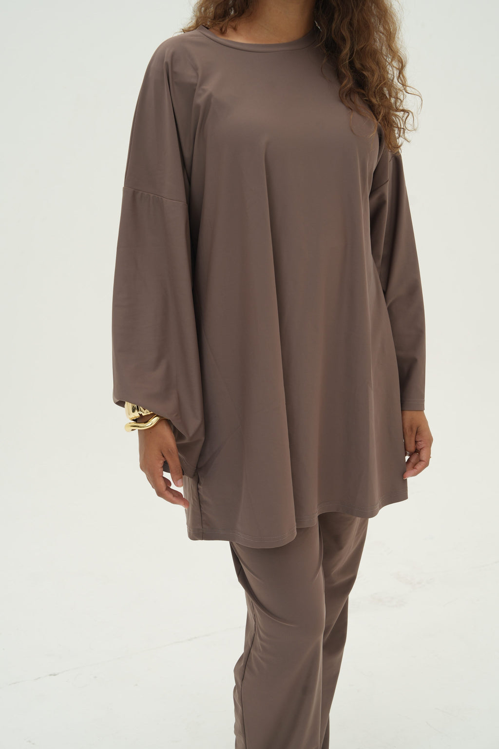 Ensemble Amira — Burkini, coloris Mocha - vue 4