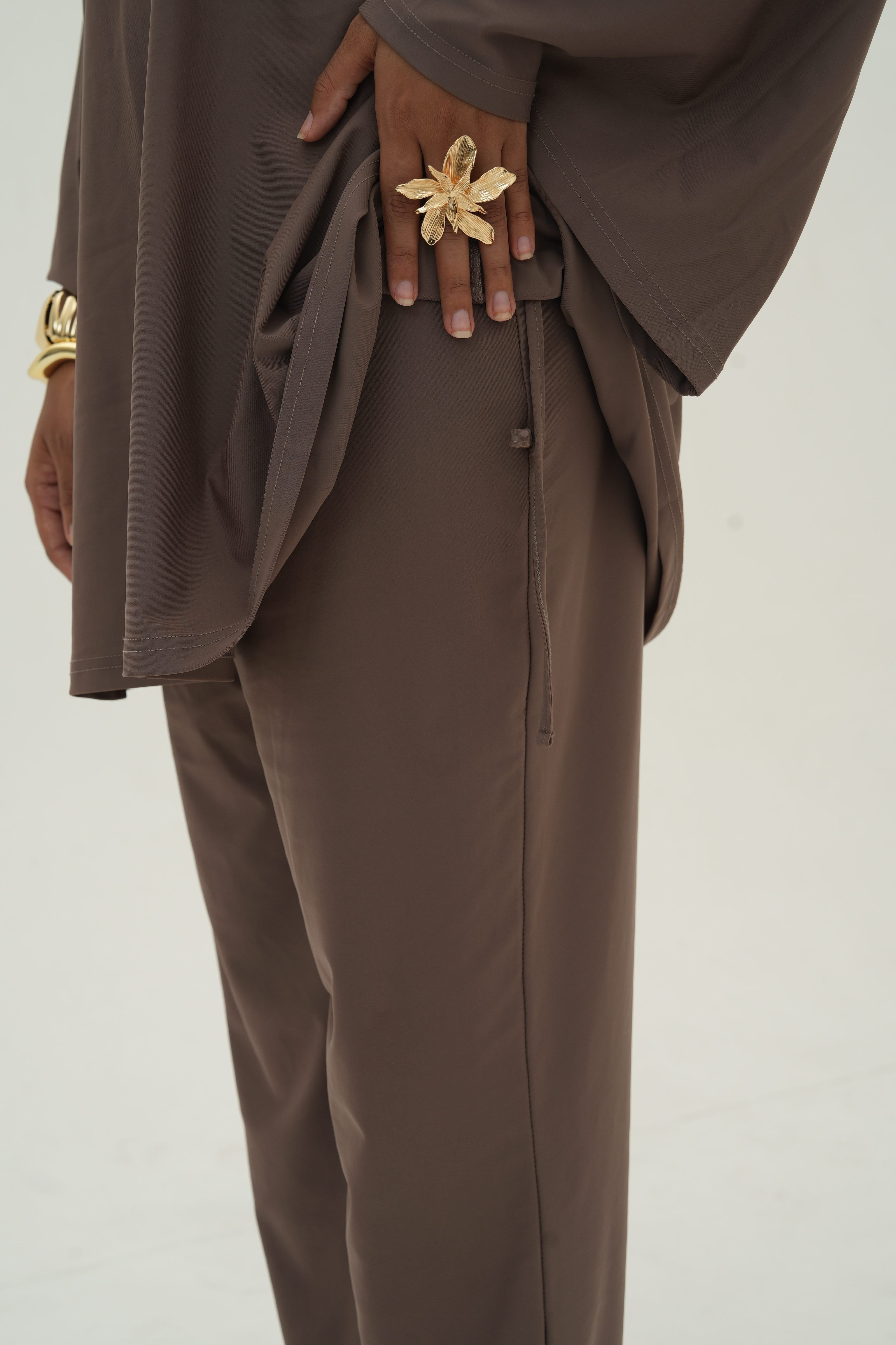 Ensemble Amira — Burkini, coloris Mocha - vue 5
