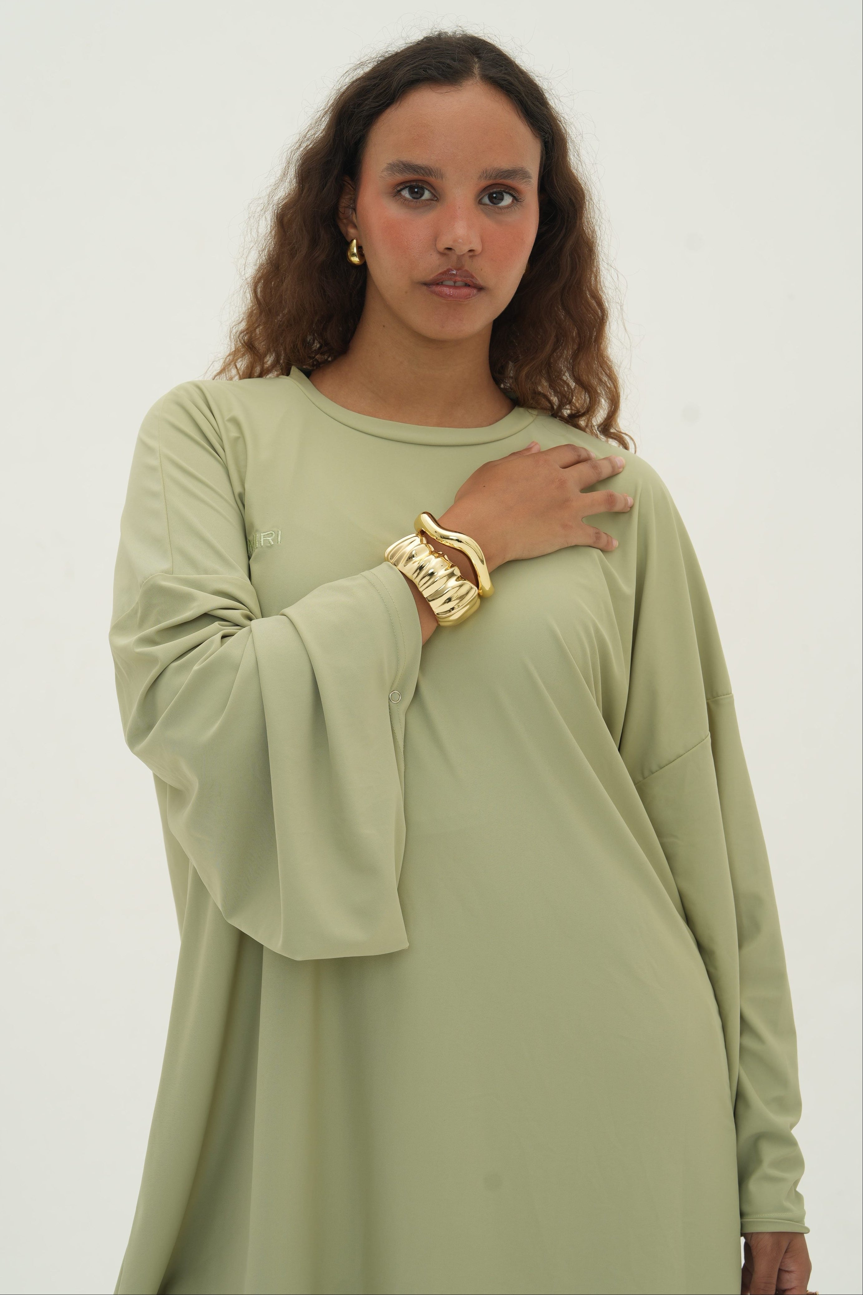 Ensemble Amira — Burkini, coloris Sauge - vue 10