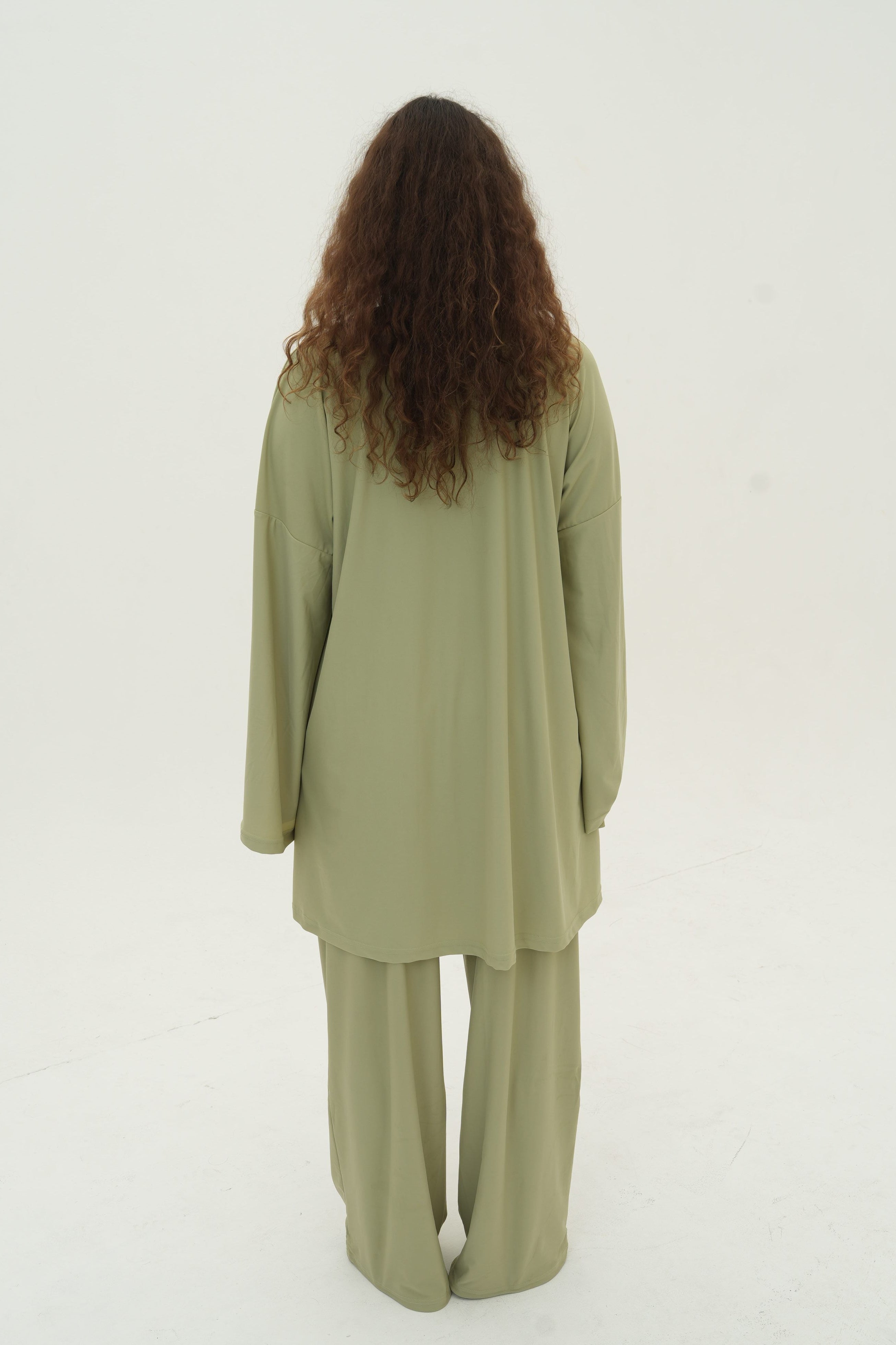 Ensemble Amira — Burkini, coloris Sauge - vue 5