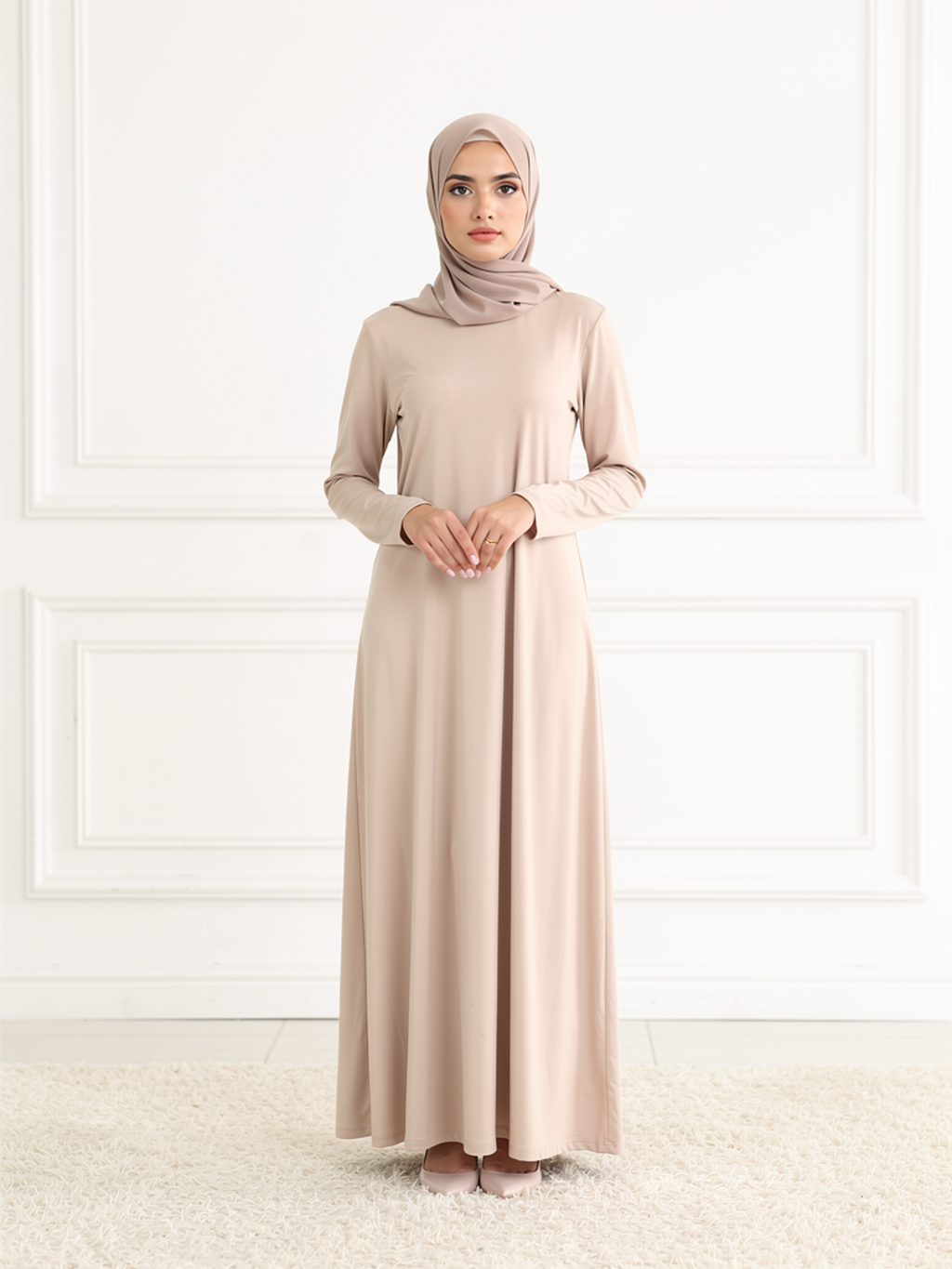 Sous-robe Sana Beige — vue de face